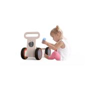 Jucarie din lemn 3 in 1 Ursulet DriveMe Soft: masinuta ride-on, premergator si carucior de jucarii MamaToyz JEMMtyz_rideonsoft1
