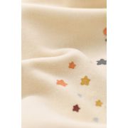 Salopeta Curcubeu cu maneca lunga si botosei din 80%bumbac organic si 20% poliester - Crem, Baby Cosy (Marime: 3-6 Luni) JEMBC-CSYK6001-3