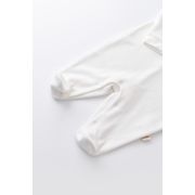 Salopeta Curcubeu cu maneca lunga si botosei din 80%bumbac organic si 20% poliester - Ecru, Baby Cosy (Marime: 6-9 luni) JEMBC-CSYK6000-6