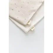 Set 2 body-uri fara maneci bebe unisex -100% bumbac organic - Crem cu buline, Baby Cosy (Marime: 12-18 Luni) JEMBC-CSY5704-12