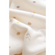 Set 2 body-uri fara maneci bebe unisex -100% bumbac organic - Ecru cu buline, Baby Cosy (Marime: 0-3 Luni) JEMBC-CSY5703-0