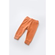 Set Curcubeu cu bluzita cu maneca lunga si panataloni lungi din 80%bumbac organic si 20% poliester - Portocaliu, Baby Cosy (Marime: 18-24 Luni) JEMBC-CSYK6008-18