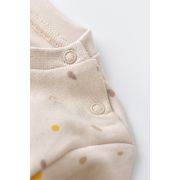 Set bluzita cu maneca lunga si panataloni lungi - bumbac organic 100% - Crem cu buline, Baby Cosy (Marime: 3-6 Luni) JEMBC-CSY2011-3