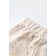 Set bluzita cu maneca lunga si panataloni lungi - bumbac organic 100% - Crem cu buline, Baby Cosy (Marime: 9-12 luni) JEMBC-CSY2011-9