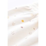 Set bluzita cu maneca lunga si panataloni lungi - bumbac organic 100% - Ecru cu buline, Baby Cosy (Marime: 6-9 luni) JEMBC-CSY2010-6