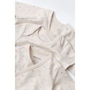 Set de 10 piese pentru nou nascut - 100% bumbac organic - Crem cu buline, Baby Cosy JEMBC-CSY5110