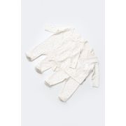 Set de 10 piese pentru nou nascut - 100% bumbac organic - Ecru cu buline, Baby Cosy JEMBC-CSY5109
