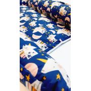 Baby nest din bumbac, Eko, Navy KRT133638