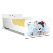 Pachet Promo Pat Start Chit copii 2-8 ani, cu saltea SmartNest cu lana 140x70x12 si husa impermeabila - PC-PCH-PRO-STR-CHIT-70