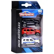 Set majorette dacia duster sos cu masina de jandarmerie, salvare si politie hubs212057262sro
