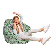 Fotoliu Units Puf Bean Bag tip para L, impermeabil, indoor/outdoor, sac interior, cu maner, 80 x 80 x 60 cm, koala BEANUNB-PR-L-EXT-138