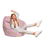Fotoliu Units Puf Bean Bag tip para L, impermeabil, indoor/outdoor, sac interior, cu maner, 80 x 80 x 60 cm, sweet dreams teddy bear BEANUNB-PR-L-EXT-140