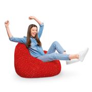 Fotoliu Units Puf Bean Bag tip para XL, impermeabil, indoor/outdoor, sac interior, cu maner, 90 x 85 x 65 cm, capsuna BEANUNB-PR-XL-EXT-053