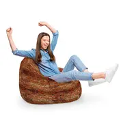 Fotoliu Units Puf Bean Bag tip para XL, impermeabil, indoor/outdoor, sac interior, cu maner, 90 x 85 x 65 cm, caramizi BEANUNB-PR-XL-EXT-014