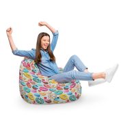 Fotoliu Units Puf Bean Bag tip para XL, impermeabil, indoor/outdoor, sac interior, cu maner, 90 x 85 x 65 cm, macarons BEANUNB-PR-XL-EXT-056