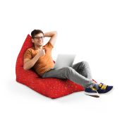 Fotoliu Units Puf Bean Bag tip Lounge, impermeabil, indoor/outdoor, sac interior, cu maner, 155 x 83 x 65 cm, capsuna BEANUNB-LGA-L-EXT-053
