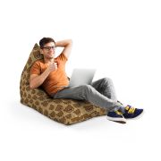Fotoliu Units Puf Bean Bag tip Lounge, impermeabil, indoor/outdoor, sac interior, cu maner, 155 x 83 x 65 cm, cute brown bear BEANUNB-LGA-L-EXT-141
