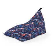Fotoliu Units Puf Bean Bag tip Lounge, impermeabil, indoor/outdoor, sac interior, cu maner, 155 x 83 x 65 cm, dinozauri nocturni BEANUNB-LGA-L-EXT-112