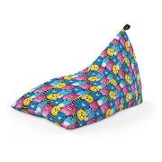 Fotoliu Units Puf Bean Bag tip Lounge, impermeabil, indoor/outdoor, sac interior, cu maner, 155 x 83 x 65 cm, smiley cats BEANUNB-LGA-L-EXT-080