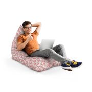 Fotoliu Units Puf Bean Bag tip Lounge, impermeabil, indoor/outdoor, sac interior, cu maner, 155 x 83 x 65 cm, ursuleti roz BEANUNB-LGA-L-EXT-137