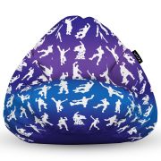 Fotoliu Units Puf Bean Bag tip para XL, impermeabil, indoor/outdoor, sac interior, cu maner, 90 x 85 x 65 cm, fortnite BEANUNB-PR-XL-EXT-129