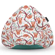 Fotoliu Units Puf Bean Bag tip para XL, impermeabil, indoor/outdoor, sac interior, cu maner, 90 x 85 x 65 cm, lenesi in copaci BEANUNB-PR-XL-EXT-108