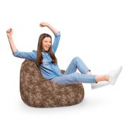 Fotoliu Units Puf Bean Bag tip para XL, impermeabil, indoor/outdoor, sac interior, cu maner, 90 x 85 x 65 cm, piese sah maro BEANUNB-PR-XL-EXT-127