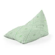 Fotoliu Units Puf Bean Bag tip Lounge, impermeabil, indoor/outdoor, sac interior, cu maner, 155 x 83 x 65 cm, Diamond, Green BEANUNB-LGA-L-EXT-156