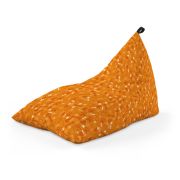 Fotoliu Units Puf Bean Bag tip Lounge, impermeabil, indoor/outdoor, sac interior, cu maner, 155 x 83 x 65 cm, caini fundal portocaliu BEANUNB-LGA-L-EXT-154