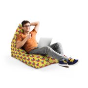 Fotoliu Units Puf Bean Bag tip Lounge, impermeabil, indoor/outdoor, sac interior, cu maner, 155 x 83 x 65 cm, pugs cu pepeni BEANUNB-LGA-L-EXT-153