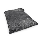 Fotoliu Units Puf Bean Bag tip Perna, impermeabil, indoor/outdoor, sac interior, 115 x 150 x 25 cm, topografic negru BEANUNB-PL-L-EXT-051