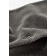 Salopeta Ursulet cu maneca lunga si botosei din 80%bumbac organic si 20% poliester - Antracit, Baby Cosy (Marime: 3-6 Luni) JEMBC-CSYK6011-3