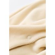Salopeta Ursulet cu maneca lunga si botosei din 80%bumbac organic si 20% poliester - Crem, Baby Cosy (Marime: 3-6 Luni) JEMBC-CSYK6010-3