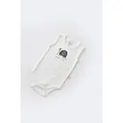 Set Broscuta cu salopeta si body din 80%bumbac organic si 20% poliester - Antracit, Baby Cosy (Marime: 6-9 luni) JEMBC-CSYK6020-6