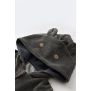 Set Ursulet cu bluzita cu fermoar si gluga si panataloni lungi din 80%bumbac organic si 20% poliester - Antracit, Baby Cosy (Marime: 18-24 Luni) JEMBC-CSYK6016-18