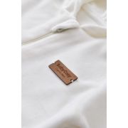 Set Ursulet cu bluzita cu fermoar si gluga si panataloni lungi din 80%bumbac organic si 20% poliester - Ecru, Baby Cosy (Marime: 3-6 Luni) JEMBC-CSYK6014-3