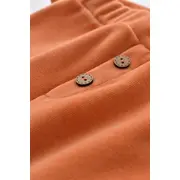 Set Ursulet cu bluzita cu fermoar si gluga si panataloni lungi din 80%bumbac organic si 20% poliester - Portocaliu, Baby Cosy (Marime: 6-9 luni) JEMBC-CSYK6017-6