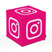 Taburet Units, cub, Social Media 1, 45 x 45 x 45 cm BEANUN-CU-045-V4