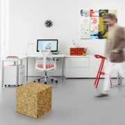 Taburet Units, cub, paie, 45 x 45 x 45 cm BEANUN-CU-045-V2