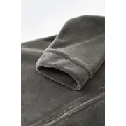 Salopeta cu maneca lunga si fermoar din 80%bumbac organic si 20% poliester - Antracit, Baby Cosy (Marime: 12-18 Luni) JEMBC-CSYK6029-12