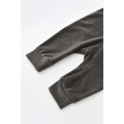 Salopeta cu maneca lunga si fermoar din 80%bumbac organic si 20% poliester - Antracit, Baby Cosy (Marime: 18-24 Luni) JEMBC-CSYK6029-18