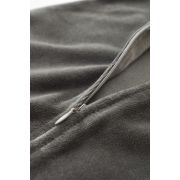 Salopeta cu maneca lunga si fermoar din 80%bumbac organic si 20% poliester - Antracit, Baby Cosy (Marime: 3-6 Luni) JEMBC-CSYK6029-3