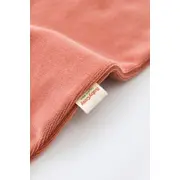 Salopeta cu maneca lunga si fermoar din 80%bumbac organic si 20% poliester - Caramiziu, Baby Cosy (Marime: 12-18 Luni) JEMBC-CSYK6031-12