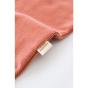 Salopeta cu maneca lunga si fermoar din 80%bumbac organic si 20% poliester - Caramiziu, Baby Cosy (Marime: 9-12 luni) JEMBC-CSYK6031-9