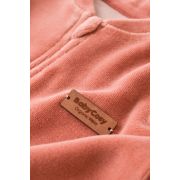 Salopeta cu maneca lunga si fermoar din 80%bumbac organic si 20% poliester - Caramiziu, Baby Cosy (Marime: 9-12 luni) JEMBC-CSYK6031-9