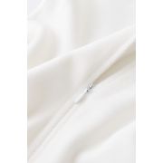 Salopeta cu maneca lunga si fermoar din 80%bumbac organic si 20% poliester - Ecru, Baby Cosy (Marime: 3-6 Luni) JEMBC-CSYK6027-3