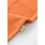 Salopeta cu maneca lunga si fermoar din 80%bumbac organic si 20% poliester - Portocaliu, Baby Cosy (Marime: 3-6 Luni) JEMBC-CSYK6030-3