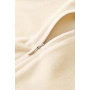 Salopeta cu maneca lunga si fermoar din 80%bumbac organic si 20% poliester -Crem, Baby Cosy (Marime: 3-6 Luni) JEMBC-CSYK6028-3