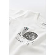 Set 3 piese Broscuta cu body, pantalonasi si vestuta din 80%bumbac organic si 20% poliester - Antracit, Baby Cosy (Marime: 3-6 Luni) JEMBC-CSYK6024-3