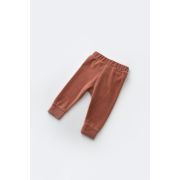 Set 3 piese Broscuta cu body, pantalonasi si vestuta din 80%bumbac organic si 20% poliester - Caramiziu, Baby Cosy (Marime: 3-6 Luni) JEMBC-CSYK6026-3